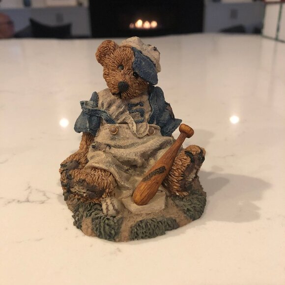 Boyds Bears & Friends Resin Figurine Style # 2218 Homer on the Plate 3rd Edition - Picture 3 of 6